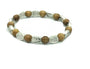 Divine Mercy medals religious Bracelet Olive wood Beads Stretch Jerusalem