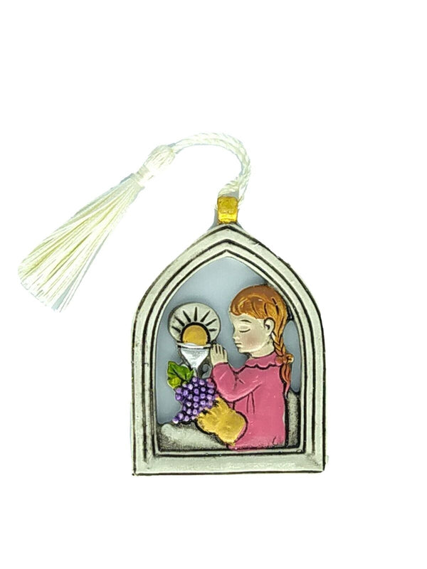 12 FIRST COMMUNION FAVORS Girl Tassel RECUERDOS Primera Comunión para Nina Resin