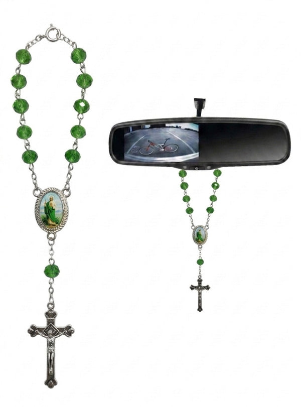 Devotional auto rosaries and rosarios para auto