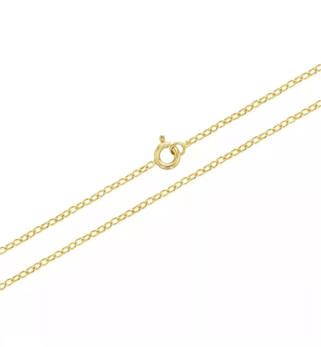 St Theresa Pendant 14k Gold Plated Medal with 20 Inch Chain, Santa Teresa Flow