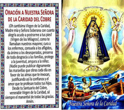 PULSERA DE LA CARIDAD DEL COBRE LADY OF CHARITY Yellow BRACELET CATHOLIC CHARM 