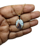 San Francisco De Assis Medal - St. Francis Assisi Medal with 20 inch Chain