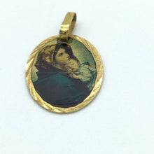 Madonna of the Streets Medal 18k Gold Plated Medal with 20 inch Chain 