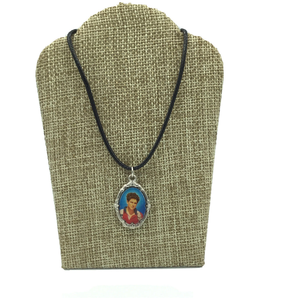Carlo Acutis Oval Medal Catholic Necklace Black Cord Beads Healing Beato Prayer
