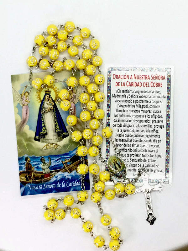 12 Virgen de la Caridad Del Cobre Rosario Lady of Charity Rosary Catholic CUBA