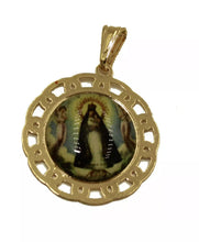 Caridad del Cobre Pendant 18K Gold Plated Necklace- Yoruba Pendant Necklace