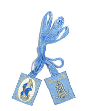 Blue Scapular Immaculate Conception.Escapulario de La Inmaculada Concepción 