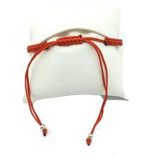 Cross bracelet, Red cord adjustable Women Christian Bracelet PULSERA hilo Rojo