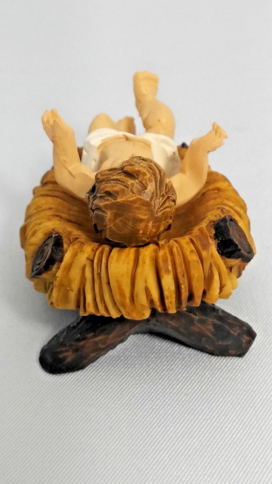 Baby Jesus Crib 2" Figurine Christmas Holiday Gift Jesus nativity set Bethlehem.