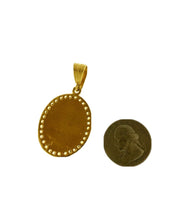 18k Gold Plated Sacred Heart of Jesus Medal Pendant Corazón de JESUS 