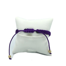 St.Saint Lazarus Bracelet San Lázaro Pulsera Morada Oval Purple Babalú-Ayé 