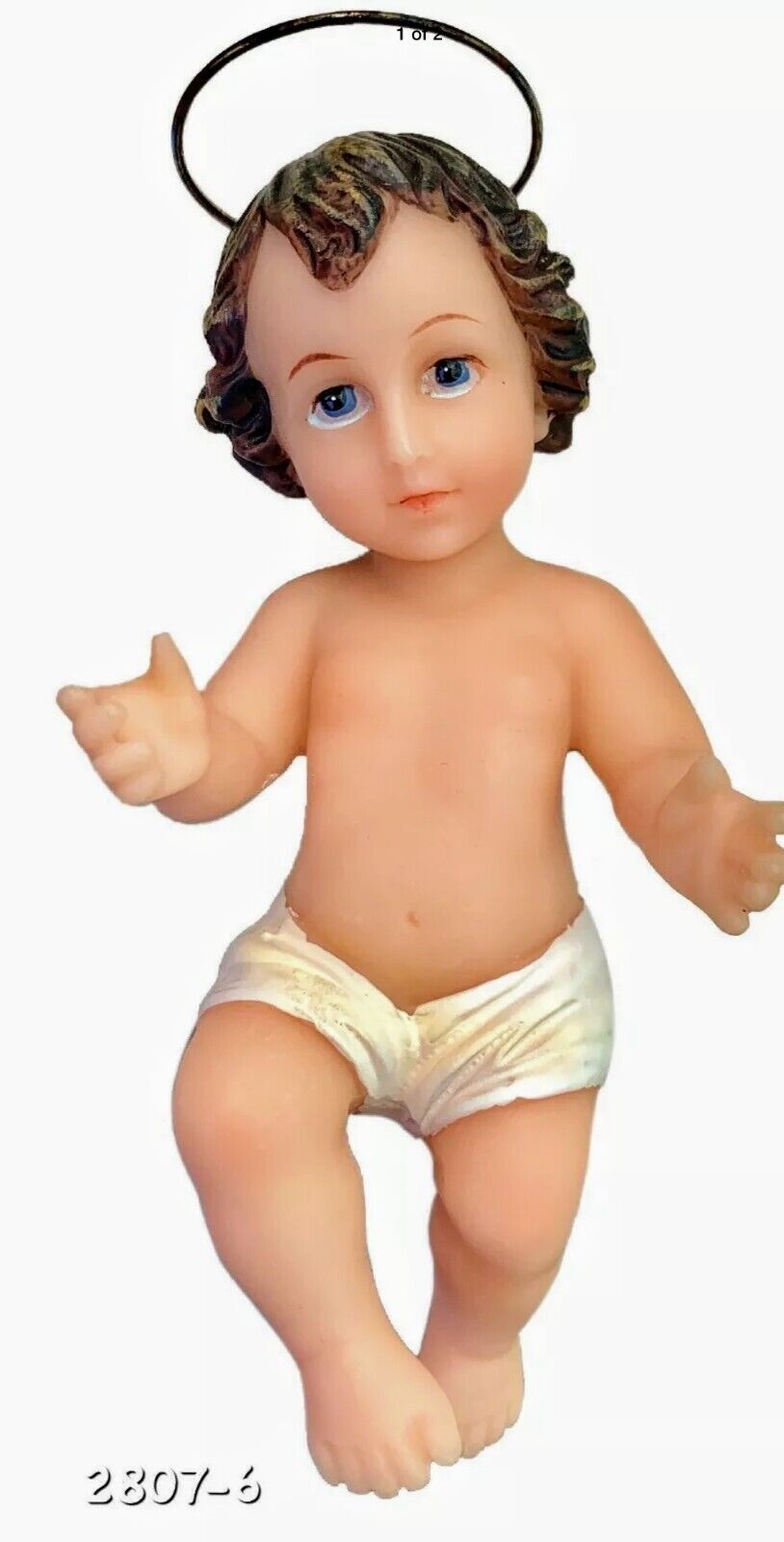 Baby Jesus Niño Jesus 5 inch Resin Figurine Nativity Christmas Gift New
