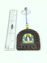 CARIDAD del COBRE / Sagrado Corazón de Jesus leather Car Hanging Ornament