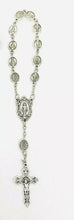 Miraculous Medal One Decade Car rearview mirror Rosary Virgen Milagrosa Pewter 