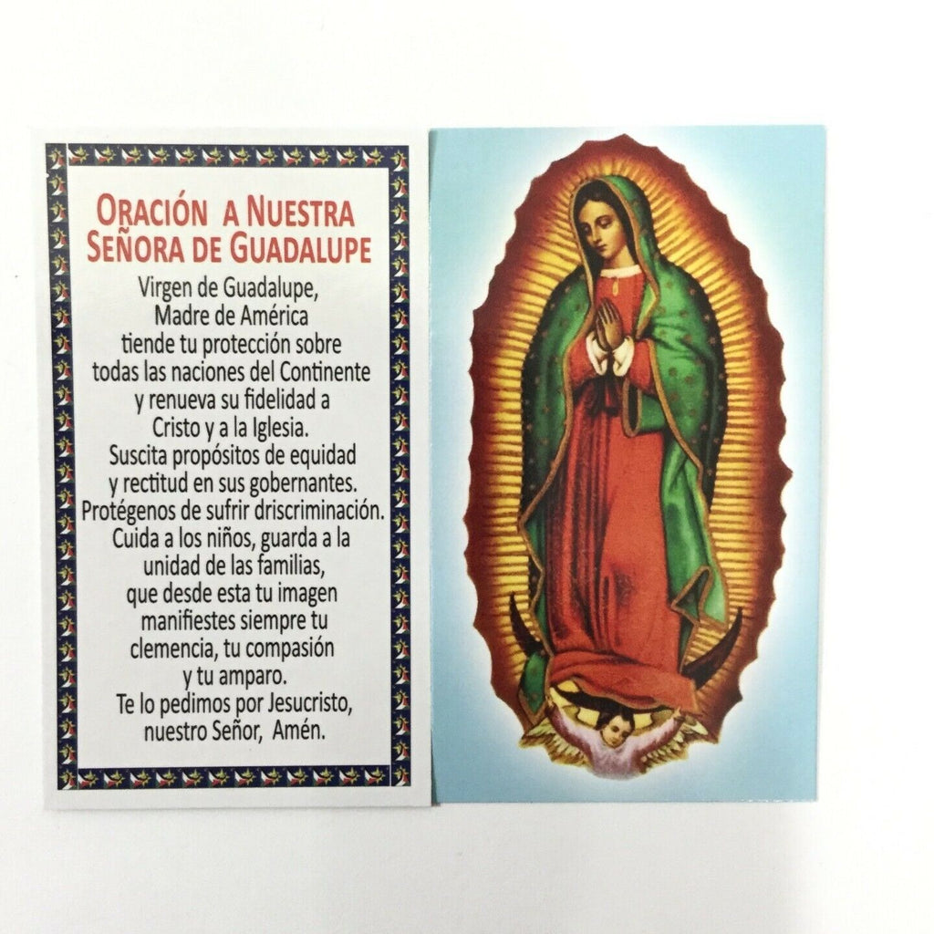 14k Gold Plated Virgen de Guadalupe Necklace Pendant Virgin Mary 20" chain Jesus