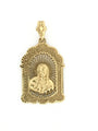 18k Gold Plated virgen de Guadalupe Virgin GUADALUPE Catholic Medal Necklace 19"