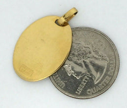 18k Gold Plated Holy Spirit Medal dove Espíritu Santo Confirmation Necklace 