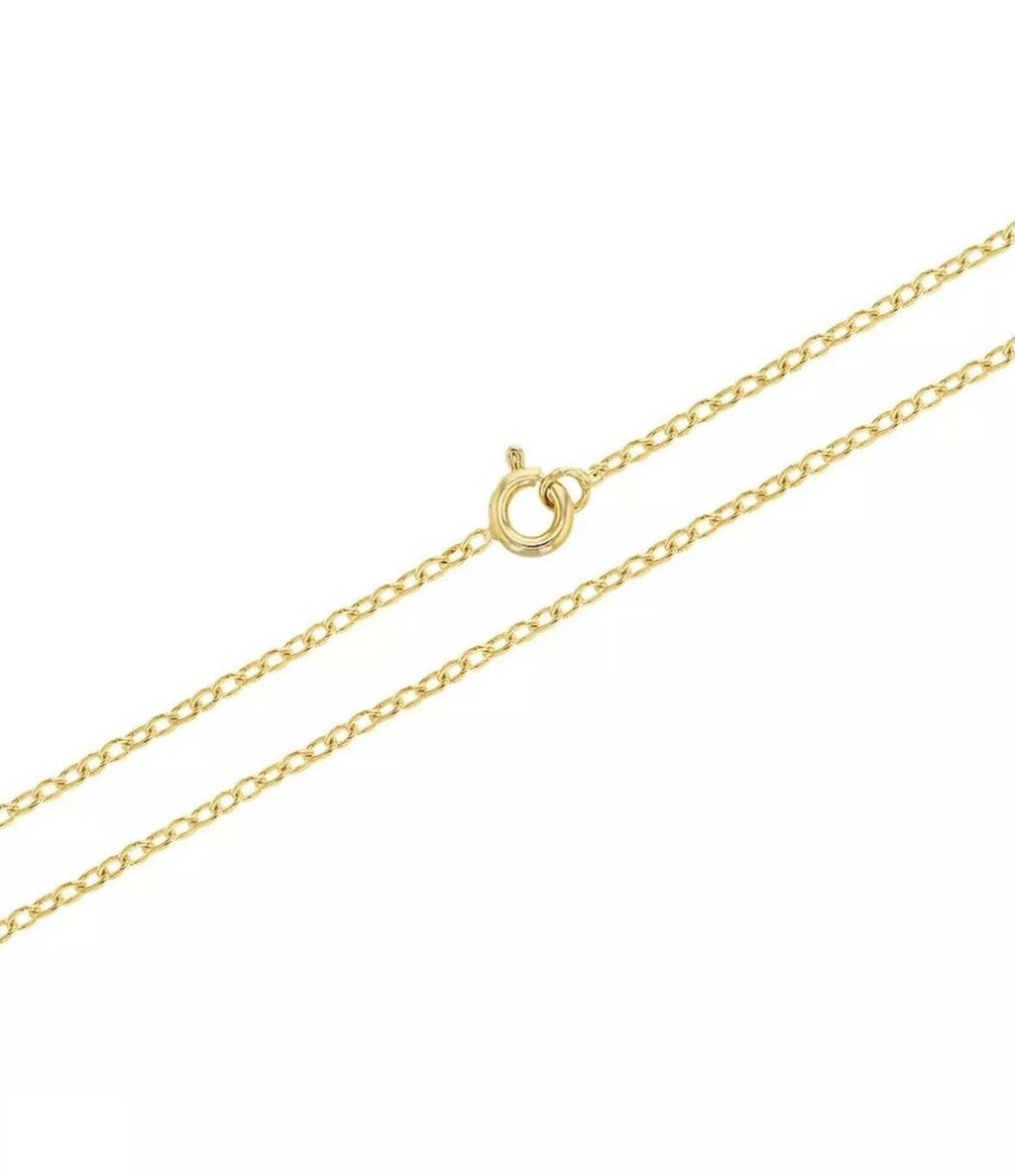 San Luis Beltran Medal 18K Gold Plated With 20 Inch Chain Baby Protection CUBA