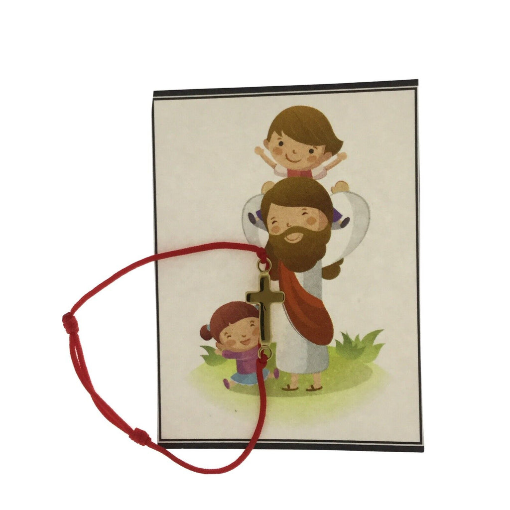 Baby Kids Newborn Cross Adjustable Red Cord Bracelet Protection Pulsera Roja