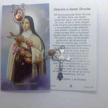 Saint Therese Rosary olive wood Jerusalem Santa Teresa Catholic Rosario madera
