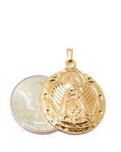 Virgen de la Caridad del Cobre 18k Gold Plated Pendant with 20 inch Chain 🇨🇺