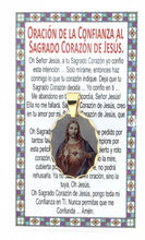 Sagrado Corazon de Jesus Catholic Medalla 18K Gold Plated con 18