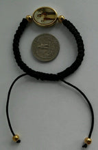  Santa Barbara Pulsera negra /Saint Barbara Black bracelet adjustable lot of 12