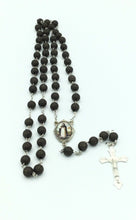  Black Rosary San Luis Beltrán Catholic Necklace Children Protection Prayer 