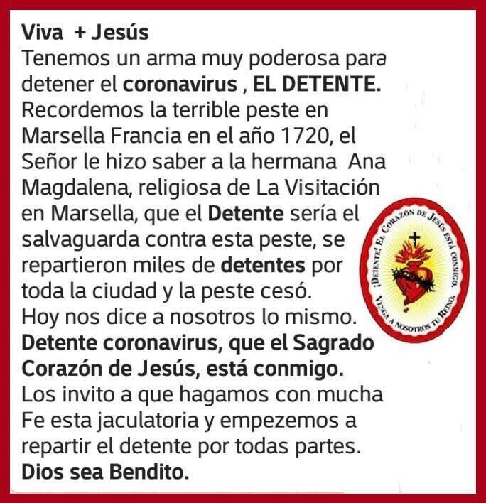 SACRED HEART OF JESUS  DETENTE corazón de Jesús laminated cloth Healing Red cord