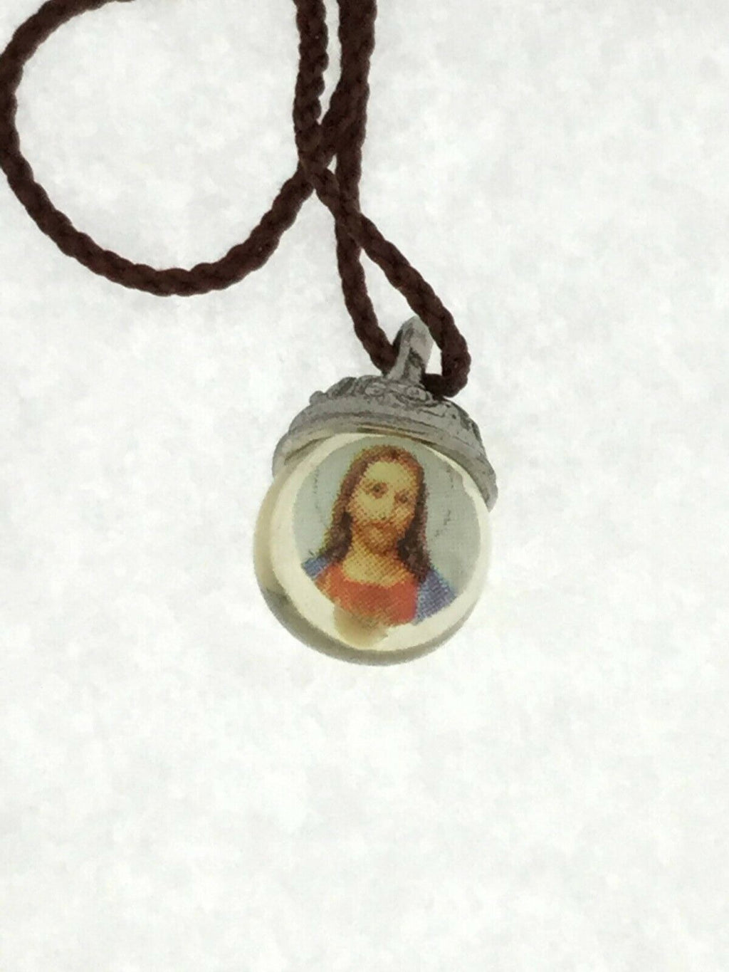 Mustard Seed Scapular Sacred Heart of Jesus & Mt Carmel Escapulario de Mostaza 
