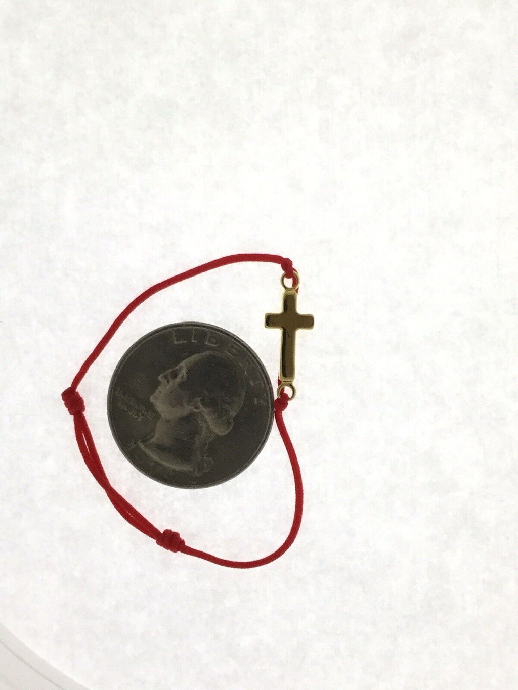 Baby Kids Newborn Cross Adjustable Red Cord Bracelet Protection Pulsera Roja