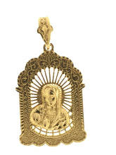 18k Gold Plated virgen de Guadalupe Virgin GUADALUPE Catholic Medal Necklace 19