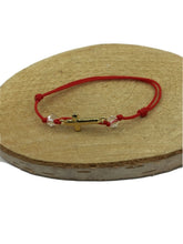 Adjustable Sliding Knot Bracelet Red cord Metal Jesus Cross Cord Pulsera Roja 