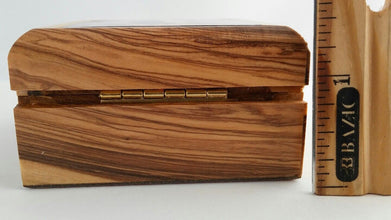 Rosary Box - Bethlehem Olive Wood (Caridad del Cobre Caja para Rosario de madera