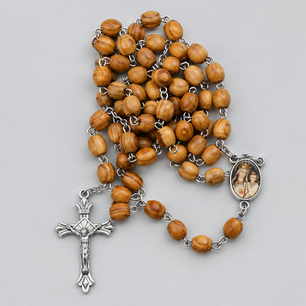 Our lady of Mercy Rosary Olive wood Jerusalem virgen de La Mercedes Rosario