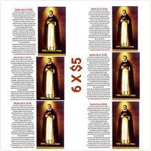 6 San Luis Beltran Estampa laminada Oracion Niños Protección Cuba Spanish Prayer