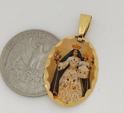 Virgen de la Candelaria Medal - our lady Virgin Mary Medal with 20 inch Chain