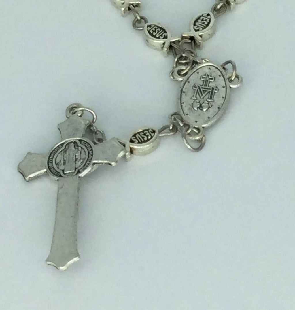 Catholic Saint St. Benedict Medal Auto Car Rosary metal Miraculous Medal Jesus