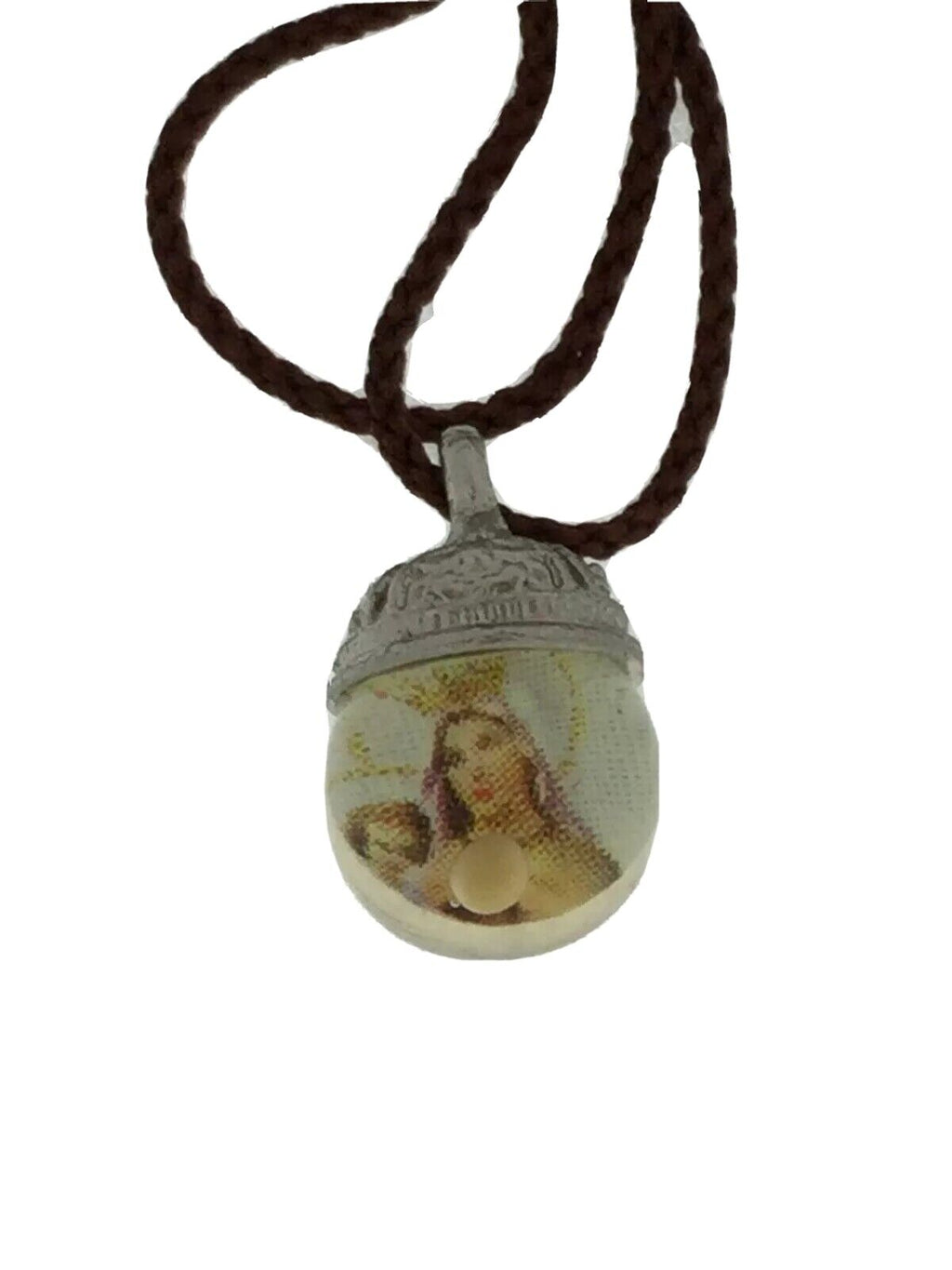 Mustard Seed Scapular Sacred Heart of Jesus & Mt Carmel Escapulario de Mostaza 