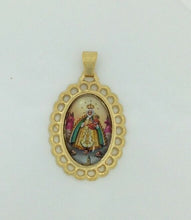 Virgen de Regla Medal Catholic Religious Gold Plated Pendant Necklace Yemaya 