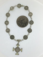 Saint St Benedict Medal Cross Crucifix Rosary Bracelet Pulsera De San Benito 