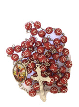 Saint St.Michael Archangel Red Rosary San Miguel arcángel Necklace Protection