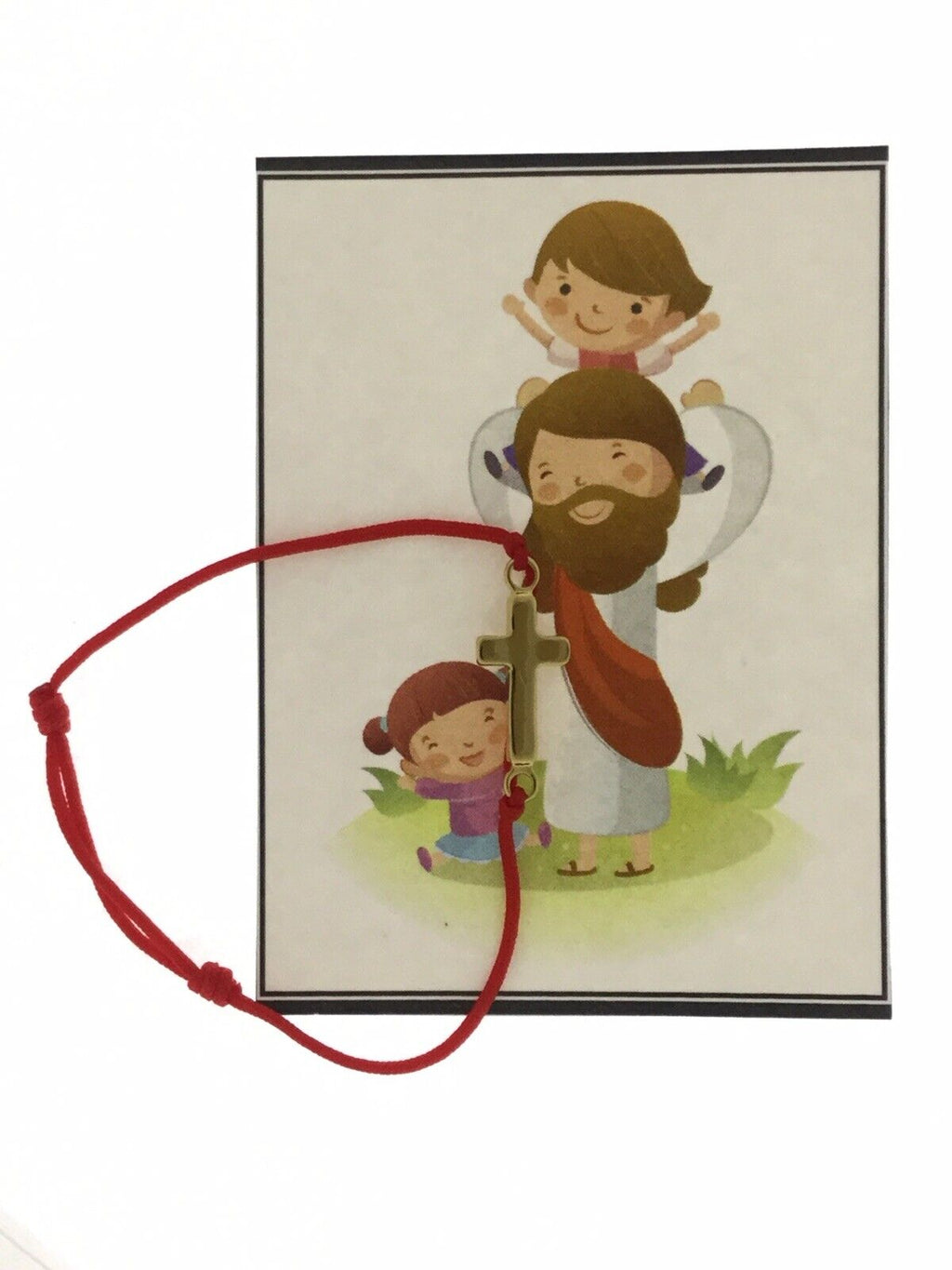 Baby Kids Newborn Cross Adjustable Red Cord Bracelet Protection Pulsera Roja