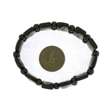 Saint Jude Hematite Devotional Saints Bracelet black beads Stretch Health ENERGY