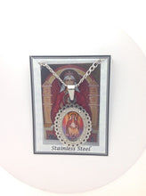 Stainless steel catholic medal virgen Mary Coromoto Venezuela pendant 1 3/16