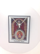 Stainless steel catholic medal virgen Mary Coromoto Venezuela pendant 1 3/16