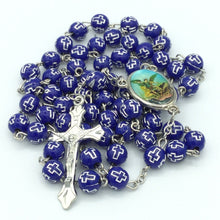 Saint St.Michael Archangel Blue  Rosary San Miguel arcángel Necklace Protection