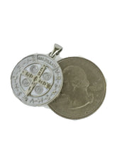 Catholic Saint St Benedict Medal Necklace Pendant Stainless Steel Cross Exorcism