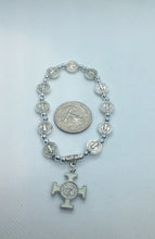 Saint St Benedict Medal Cross Crucifix Rosary Bracelet Pulsera De San Benito 