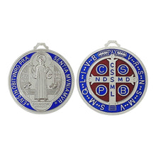 Huge St BENEDICT Medal Protection Excorism's St.Saint Medal 5” Enamel Wall Medal